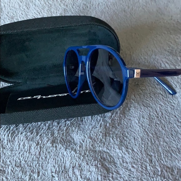 Italia indépendant Blue Sunglasses